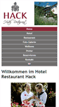Mobile Screenshot of hotel-hack.de
